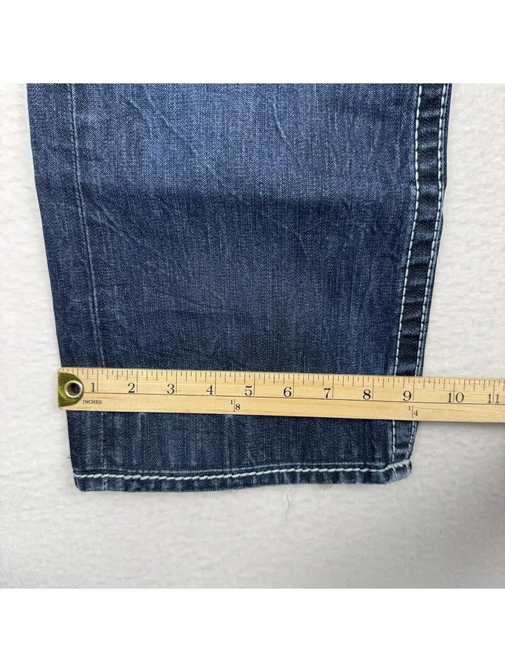 True Religion Bobby Big T Size 34 Mens Relaxed Loose Denim Jeans Y2K Made USA
